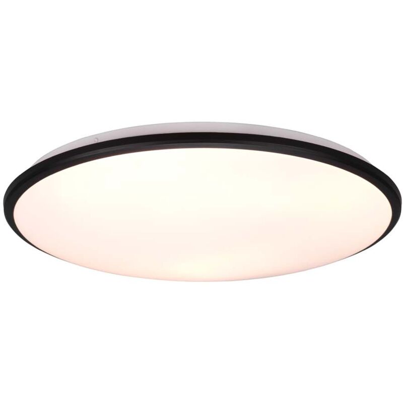 Image of Limbus Plafoniera Led Bordo Nero Con Dimmerazione Con Interruttore D.50Cm