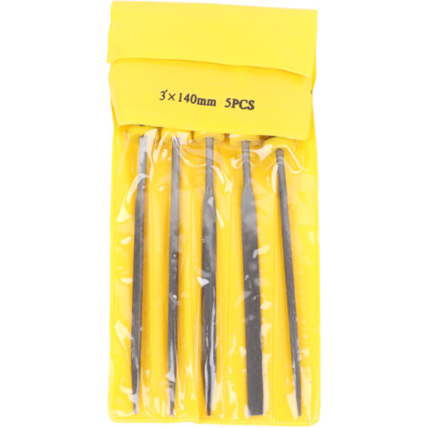 Lime à rainurer pour guitare, manche ergonomique, fichiers pour frettes et écrous, adaptée ukulélé et banjo.
