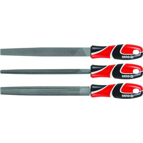 Lime acier ensemble de 3