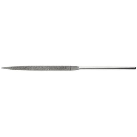 Lime aiguille diamantée 140 mm 52 x 17 mm forme plate D 126