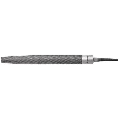Lime d'atelier DIN 7261 L. 100 mm coupe transv. 10,4 x 2,5 mm coupe 2 demi-rond