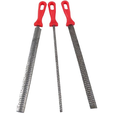 Lime per legno, 200 mm, set da 3