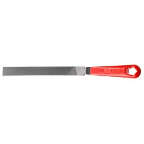 Lime Plate Demi-douce KS Tools 250 Mm - Pour Métaux, Bois, Plastique, Poignée Ergonomique