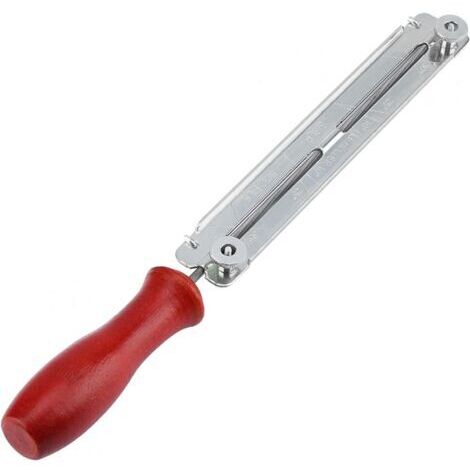 Lime pour tronçonneuse, affûtage de tronçonneuse, kit de lime pour scie à chaîne avec manche en bois dur 4/4,8/5,5 mm(4.8MM)