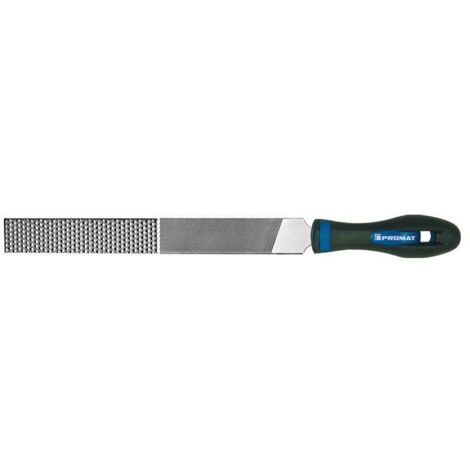 Lime-râpe DIN 7261 L. 150 mm coupe transv. 16 x 4 mm coupe 1 Ergonomique bicomposant