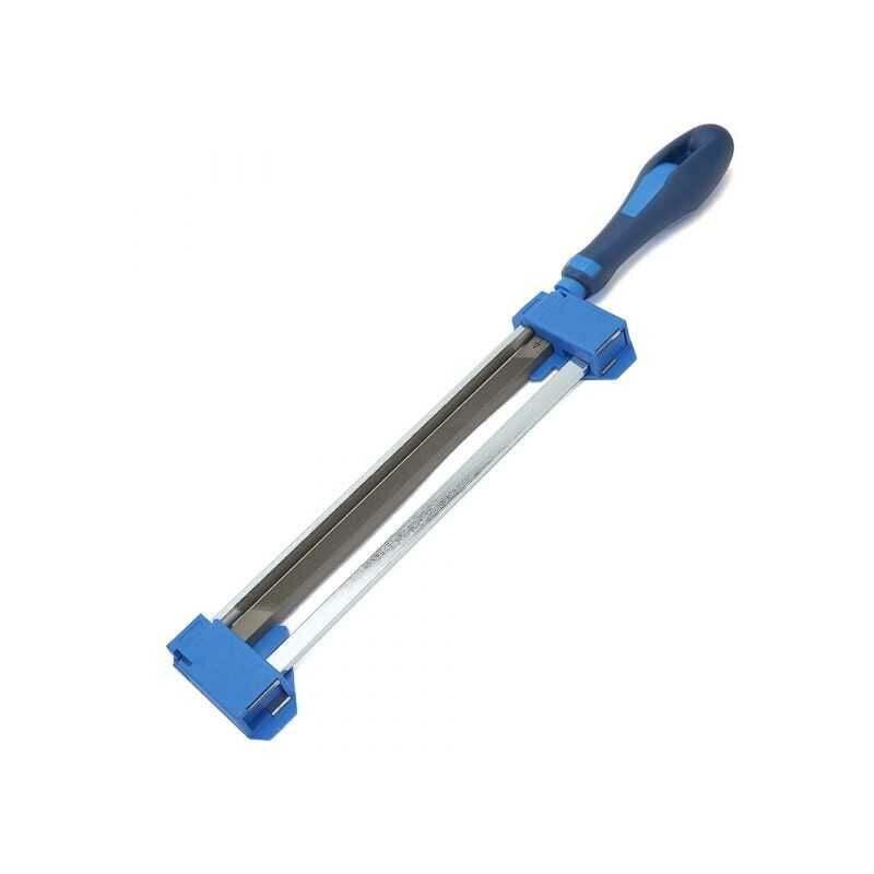 Pferd - Lime ronde ø 4,8 mm + lime carrée 9x6 mm. Porte lime d'affûtage