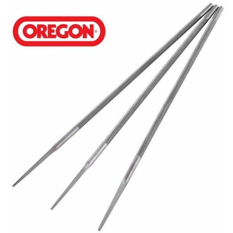 Lot de 3 limes rondes affûtage Oregon 5.5mm
