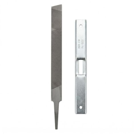 Lime Tronconneuse, Kit Affutage Chaine Tronçonneuse, Outil Entretien Chaine, Jauge Profondeur Tronconneuse avec Plate, Affuteur Manuel pour Foresterie Agricole, Accessoire Lame -