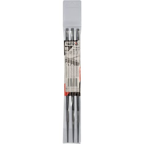 Limes à chaîne rondes 4,5 mm, lot de 3 pièces - YT-85026