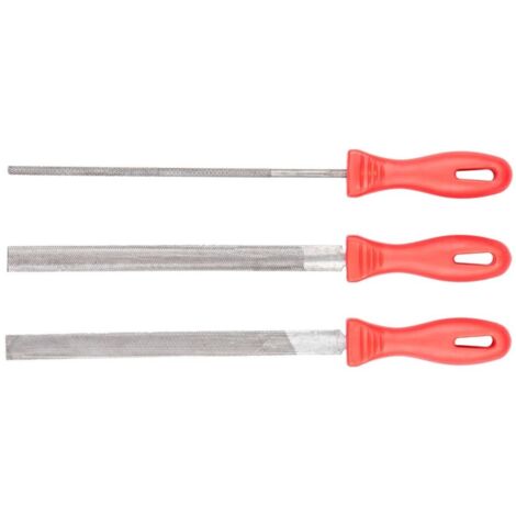 Limes à métaux, lot de 3