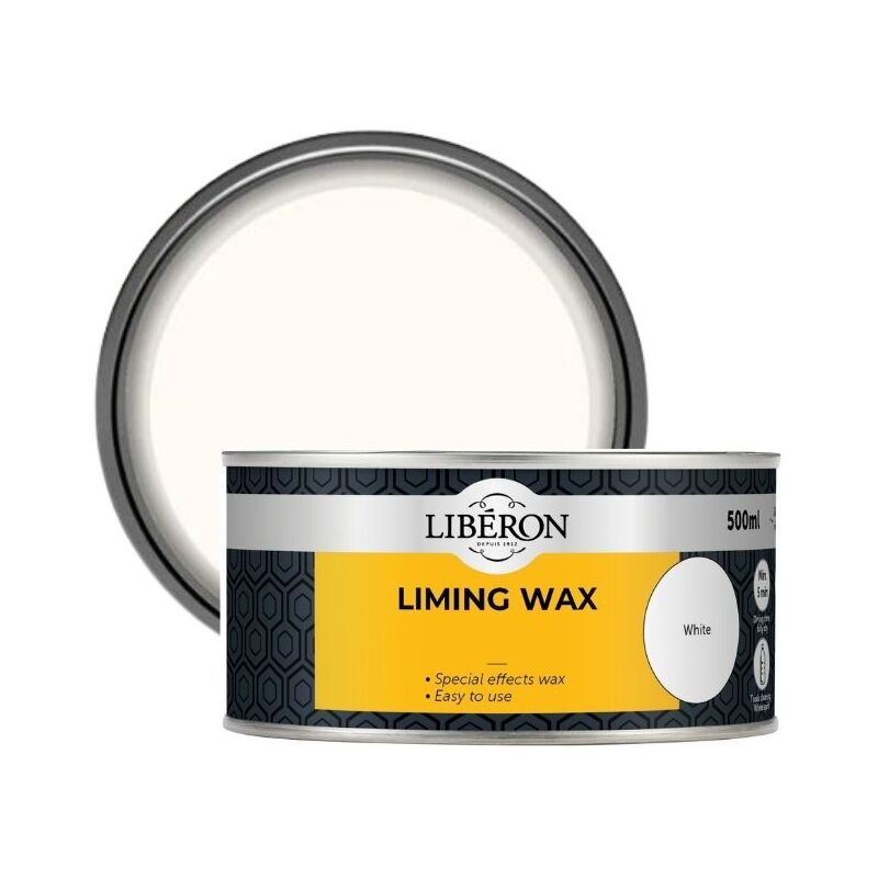 Liberon - Liming Wax - Interior Hardwood Limed Effect - 500ml