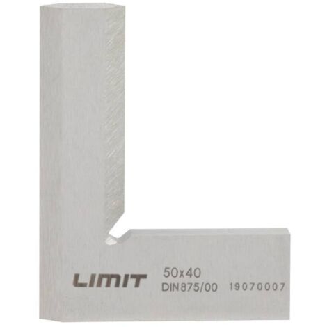 Limit DIN875/00 Équerre Biseautée Acier Trempé 200x130mm
