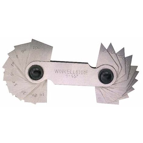 Limit Jauge d angle professionnelle acier 18 lames