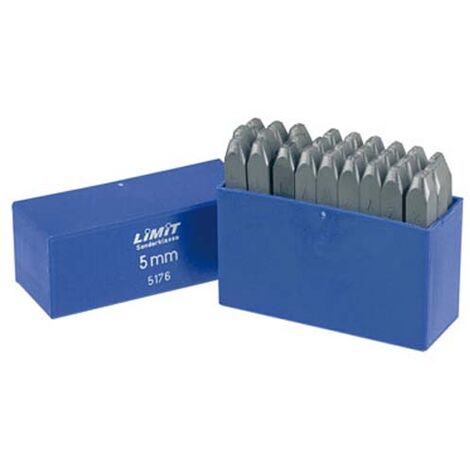 Limit Jeu de 27 Poinçons Acier pour Marquage Précis