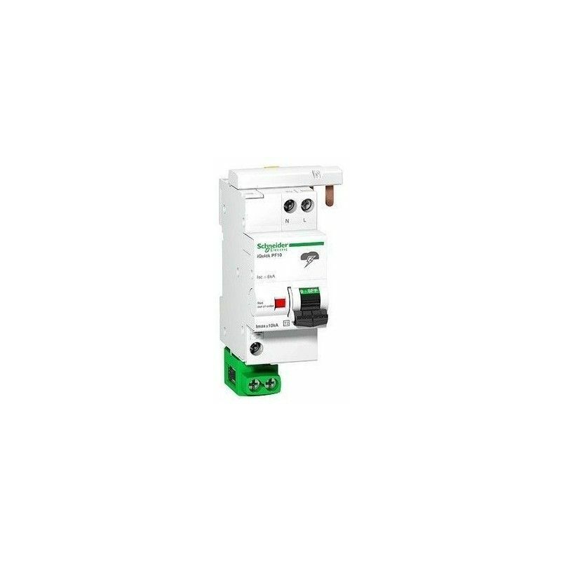 

Limitador de sobretensiones transitorias 1P+N Schneider A9L16617