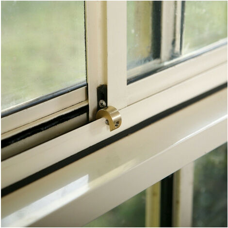 Juego de 2 cerraduras para ventanas corredizas con llave, aleación de  aluminio ajustable para ventanas correderas verticales y horizontales