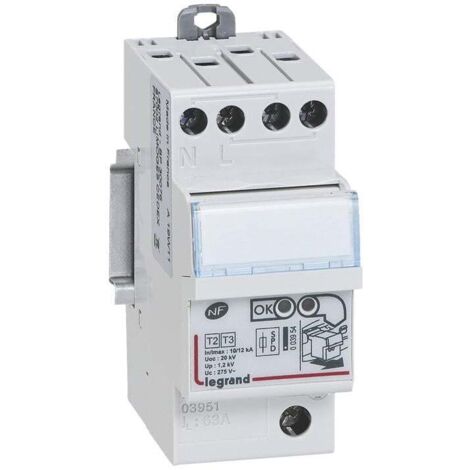 Limitatore di sovratensione bipolare LEXIC 12kA 2 moduli