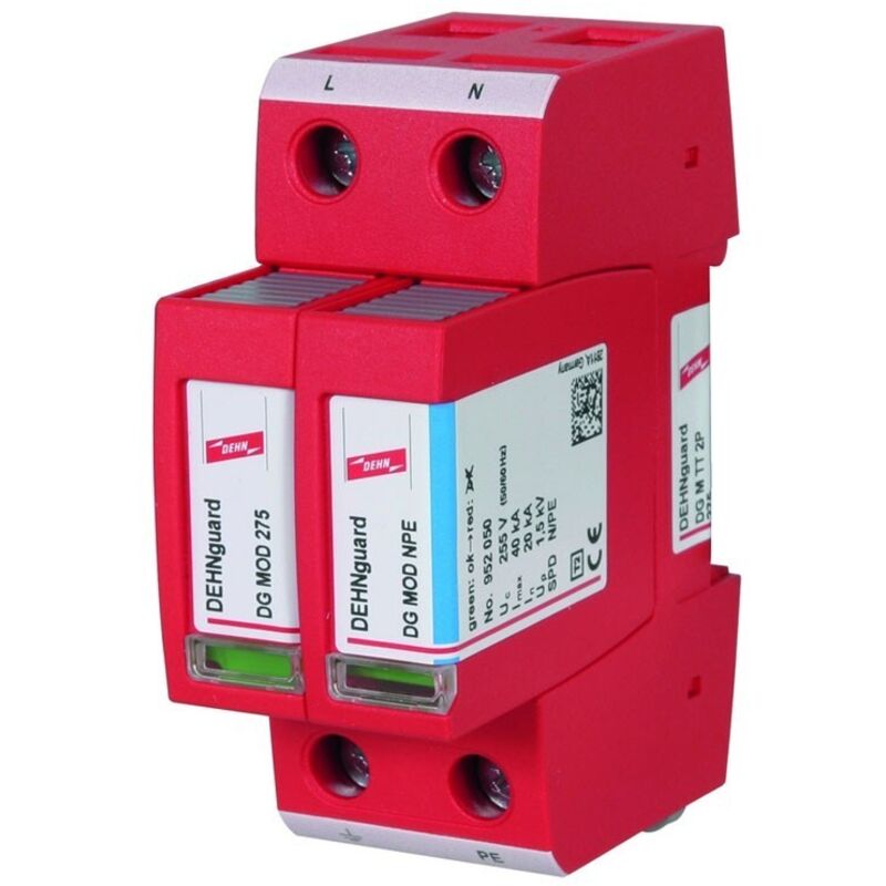 Scaricatore Di Sovratensione 40ka Tipo 2 Monofase Tt tn Dehn 952110