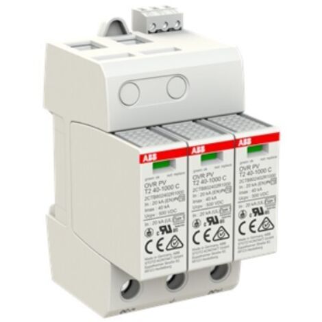 Limitatore di sovratensioni per fotovoltaico classe II SPD FV T2 40-1000V DC TS ABB OVRPV22401000TS