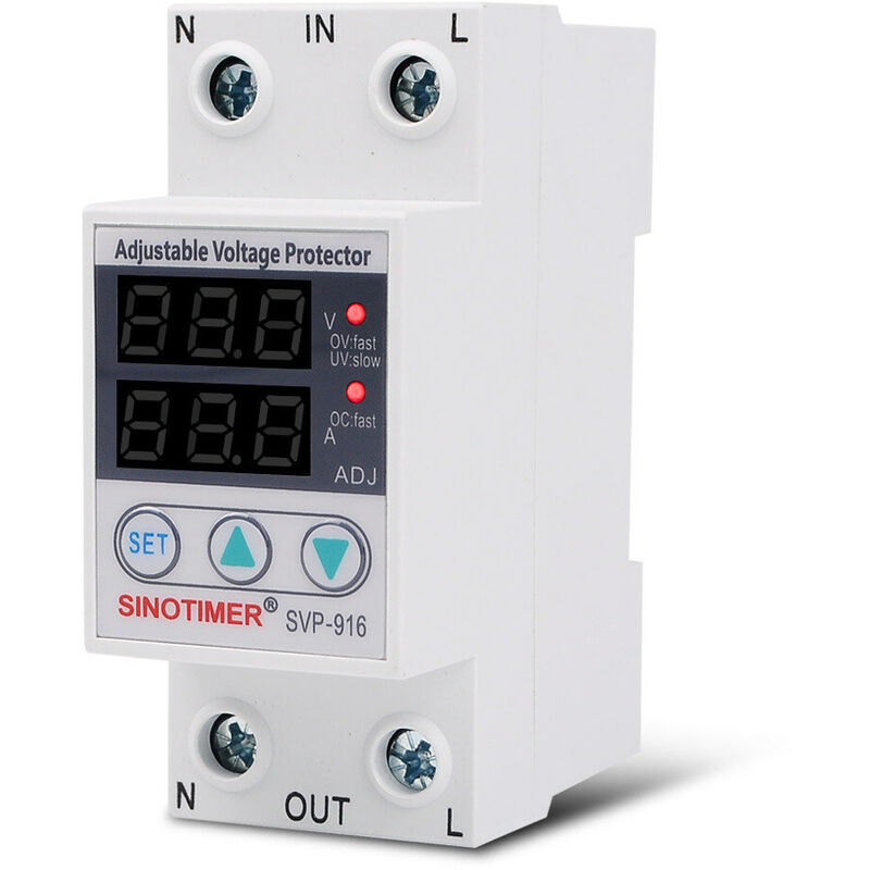 Protettore Di Tensione Monofase - Relè Sovratensione/Sottotensione 80A 230V, Con Display Doppio - Foto 9