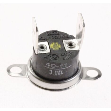 Limiteur de température 115 °C d'origine (481228228346, C00312038) Four, cuisinière BAUKNECHT, IGNIS, IKEA WHIRLPOOL, KITCHENAID, WHIRLPOOL