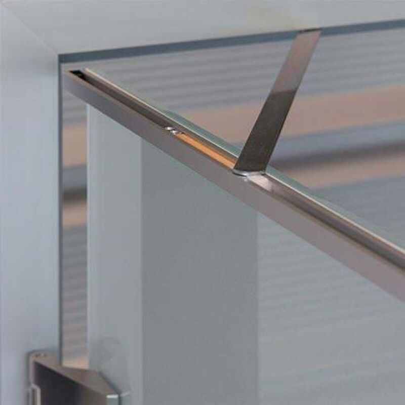 Limiteur d'ouverture de porte Porti pour vantail de porte L.709-959mm huisserie en acier 120Grad - 5318 - Athmer