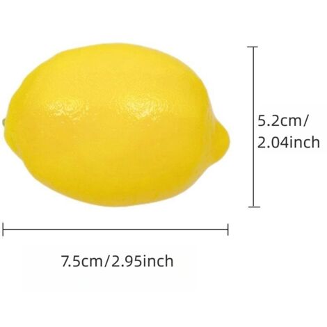 Limoni decorativi 10 pezzi Frutta artificiale Frutta artificiale Verdura per la decorazione della cucina di casa