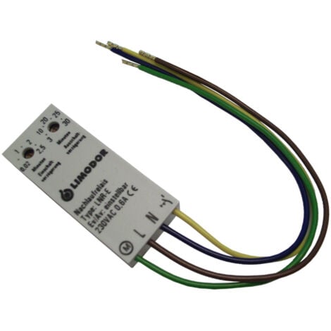 Limot Elektromotorenbau Nachlaufrelais LNR für Schalterdoseneinbau 55002