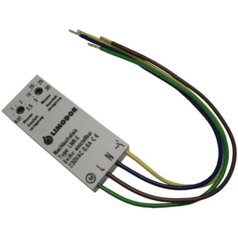Limot Elektromotorenbau Nachlaufrelais LNR für Schalterdoseneinbau 55002