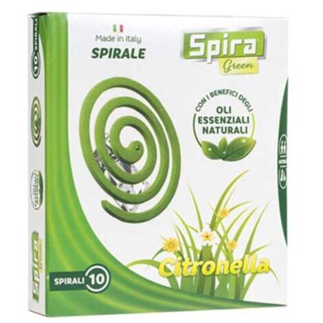 Limpia-insectos en espiral aromático pz.10 Spira Green