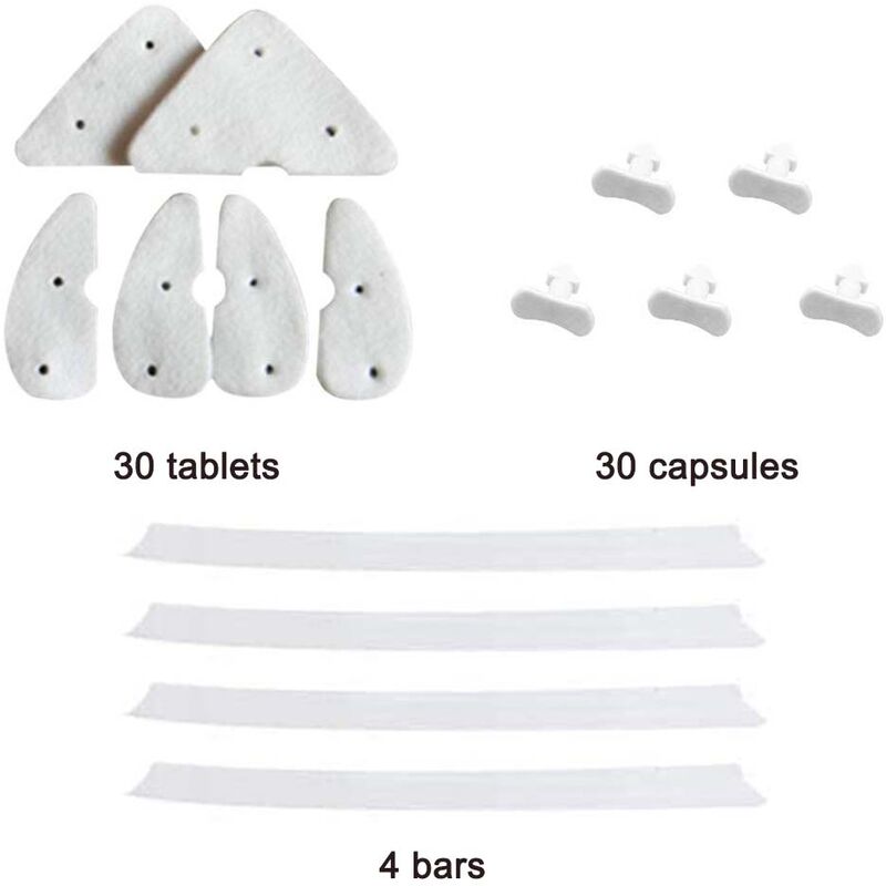 

Limpiacristales de doble cara Limpiacristales Herramientas de limpieza magnéticas Kits de repuesto de accesorios profesionales (kits de repuesto)