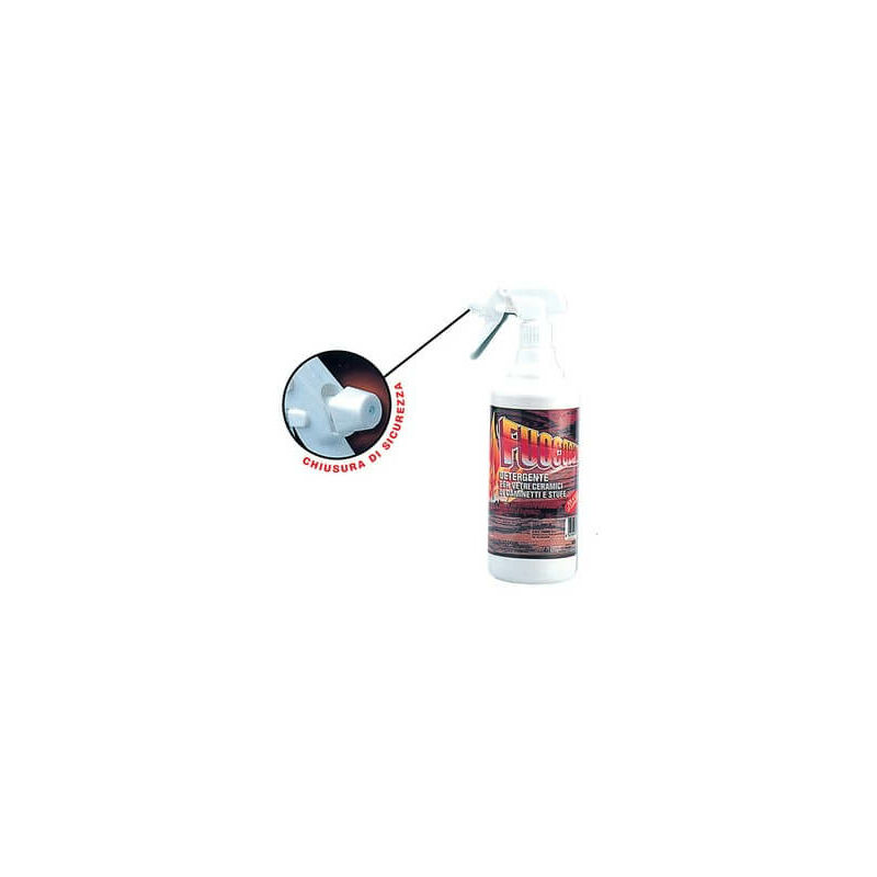 Limpiacristales Fuocobello Para Estufas y Chimeneas 750Ml Accesorios Calefaccion