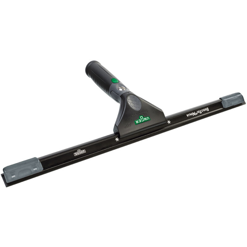 Limpiacristales Unger ErgoTec Ninja 40° (ancho 45 cm, mango ergonómico, con goma blanda, dos posiciones de goma, limpiacristales con función