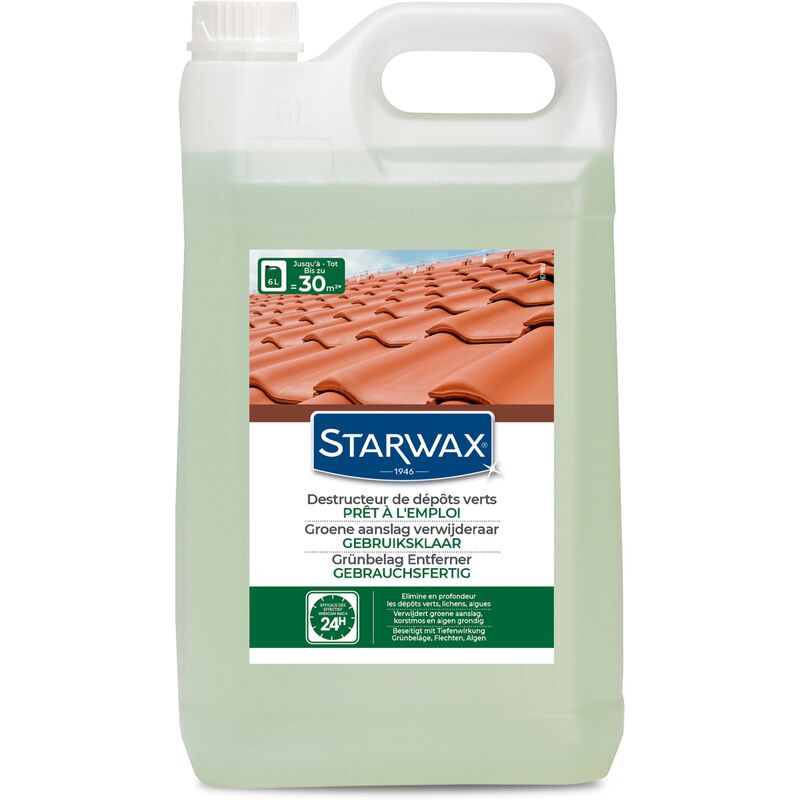 

Limpiador concentrado depósitos verdosos 'pisos, paredes y techos' 6 L - Starwax