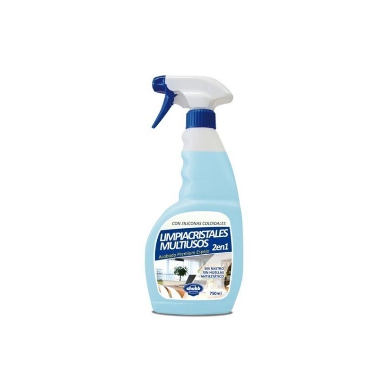 

Limpiador Cristales Multiusos Liquido Azul Spray 750ml - Chubb