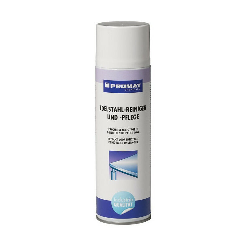 

Limpiador de acero inoxidable en aerosol de 500 ml PROMAT CHEMICALS (Por 6)