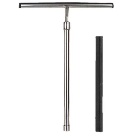 Limpiador de ducha telescópico con hoja de silicona para baño, cocina, coche