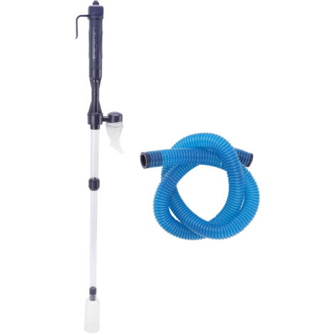 Limpiador de grava eléctrico para acuarios con sifón – ABS – 75 cm – función de cambio de agua