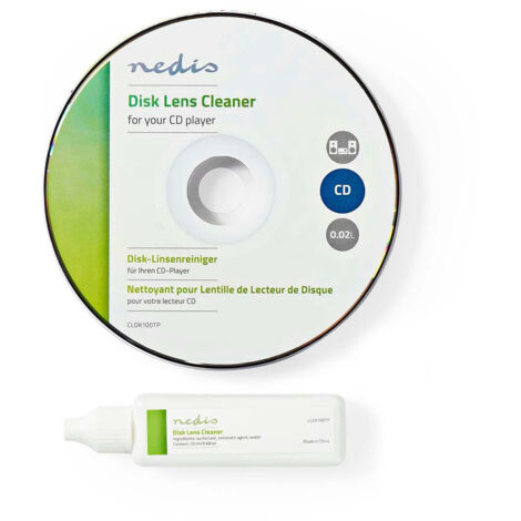 Limpiador de lentes de disco  Disco de limpieza  20 ml  reproductor de CD