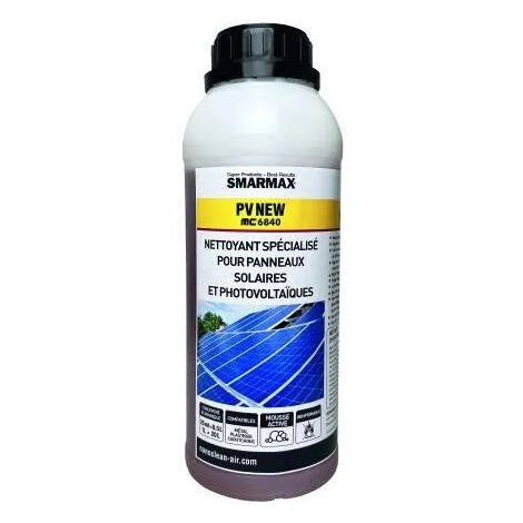 Limpiador de paneles solares, concentrado PV NEW 1L.