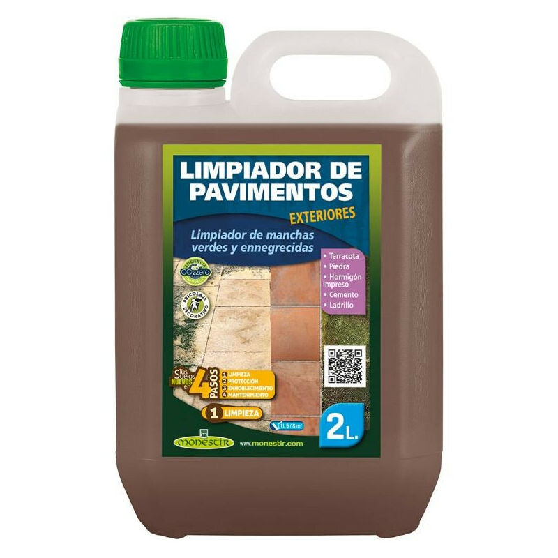 

LIMPIADOR DE PAVIMENTOS EXTERIORES ( ) - Envase 2 litros - Monestir