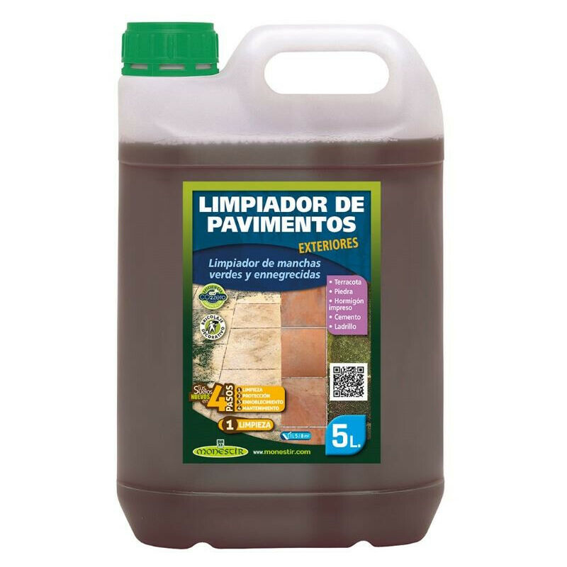 

LIMPIADOR DE PAVIMENTOS EXTERIORES ( ) - Envase 5 litros - Monestir