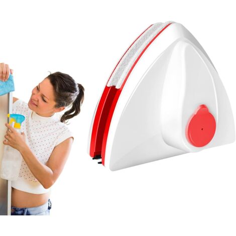 Limpiador de ventanas magnético de doble cara, con cuerda anticaída, para vidrios de 8-15 mm de grosor.
