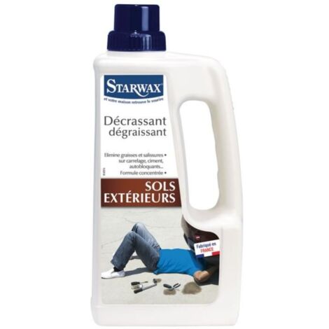 Limpiador desincrustante y desengrasante para suelos exteriores - Starwax Starwax