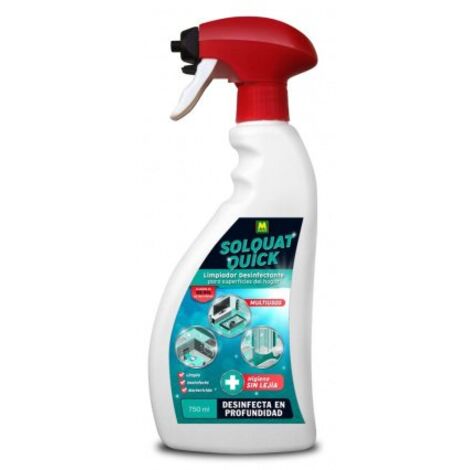 Limpiador desinfectante bactericida solquat quick viricida s