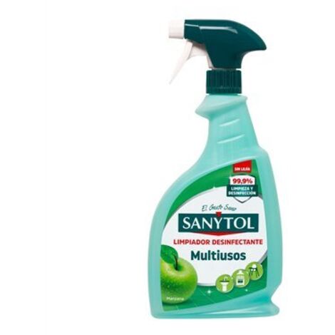 Limpiador desinfectante multiusos manzana 750 ml pistola