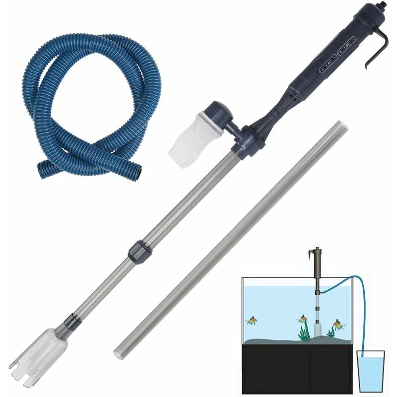 

Limpiador eléctrico de grava para acuarios, limpiadores de grava para acuarios, batería eléctrica para acuarios, arandela de sifón, aspiradora,