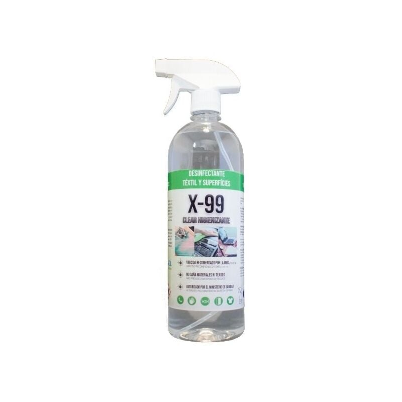 

Limpiador Hidroalcohólico QF X-99 Clear Higienizante 500ml Pulverizador