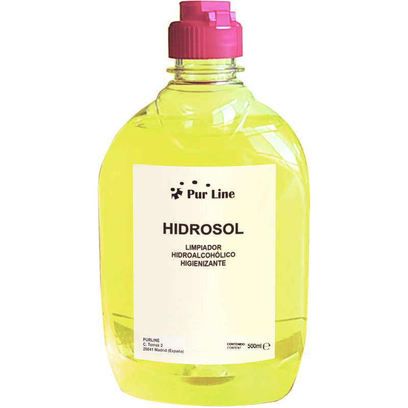 

Limpiador hidroalcohólico higienizante multiusos, botella de 500ml