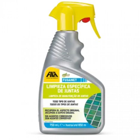 Limpiador juntas baldosas Fila Fuganet / Caja 6 un 750 ML / Detergente
